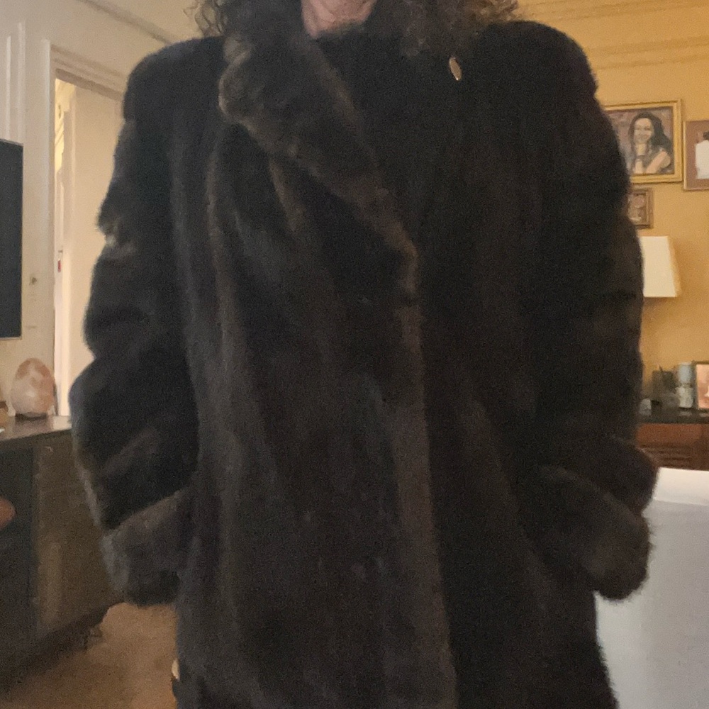 Vintage Women's Brown Mink Jacket